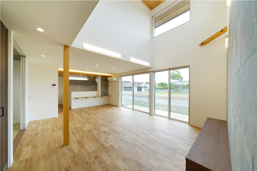 心地よい開放感と落ち着きが共存するNatural Modern Styleの家