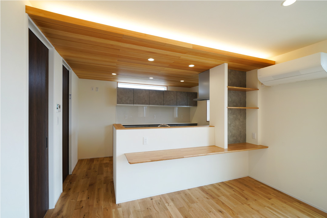 心地よい開放感と落ち着きが共存するNatural Modern Styleの家