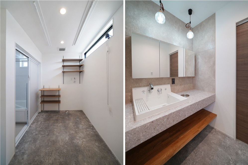 シンプルで美しい片流れ屋根のVintage Modern Styleの平屋