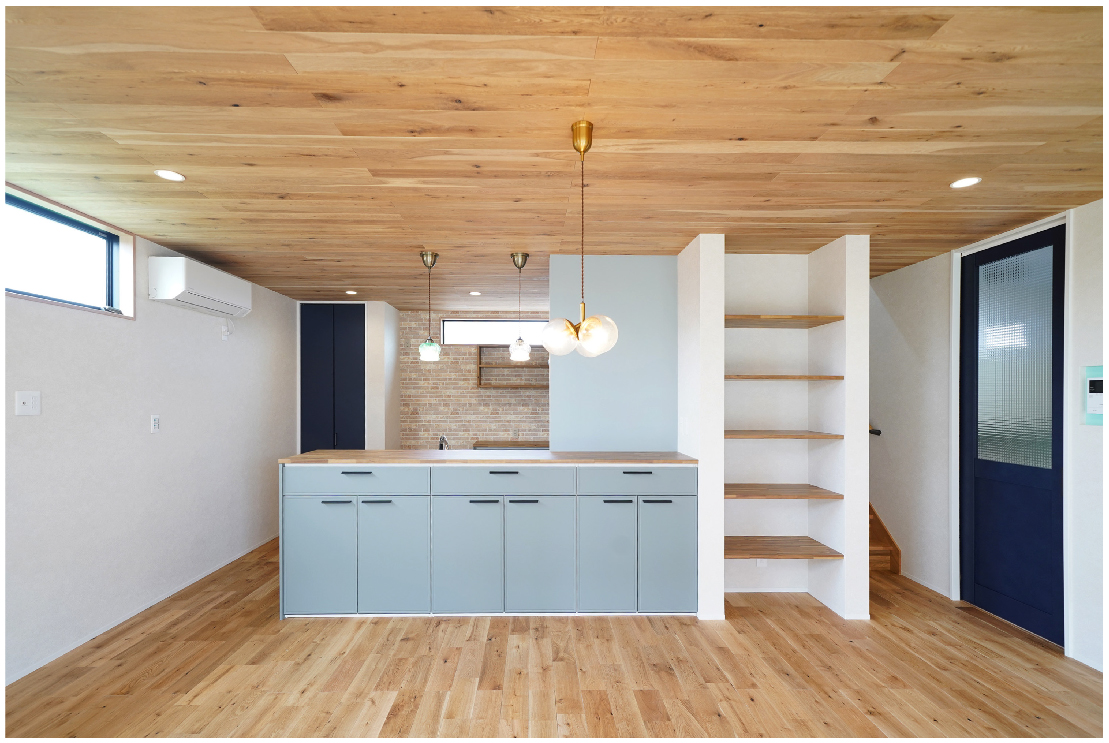 照明や壁紙などインテリアにこだわったNatural Modern Styleの家