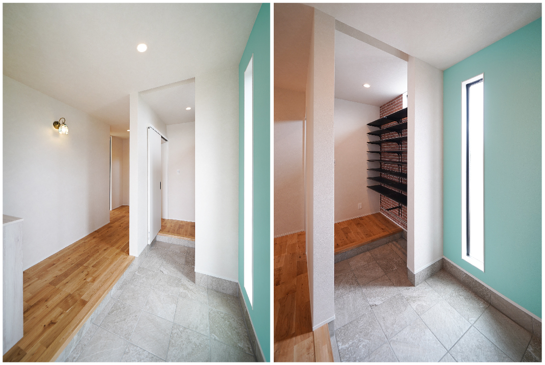 照明や壁紙などインテリアにこだわったNatural Modern Styleの家