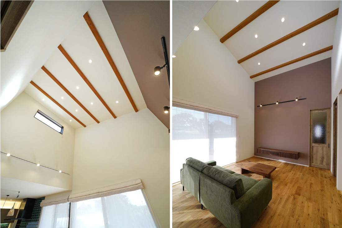 吹き抜け×大開口窓×ウッドデッキ、ゆったり機能的な生活動線。ゆとりある平屋で理想の暮らし